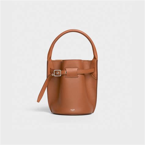 celine nano big bag bucket bag in smooth calfskin|Big Bag Nano Bucket in raffia and smooth calfskin .